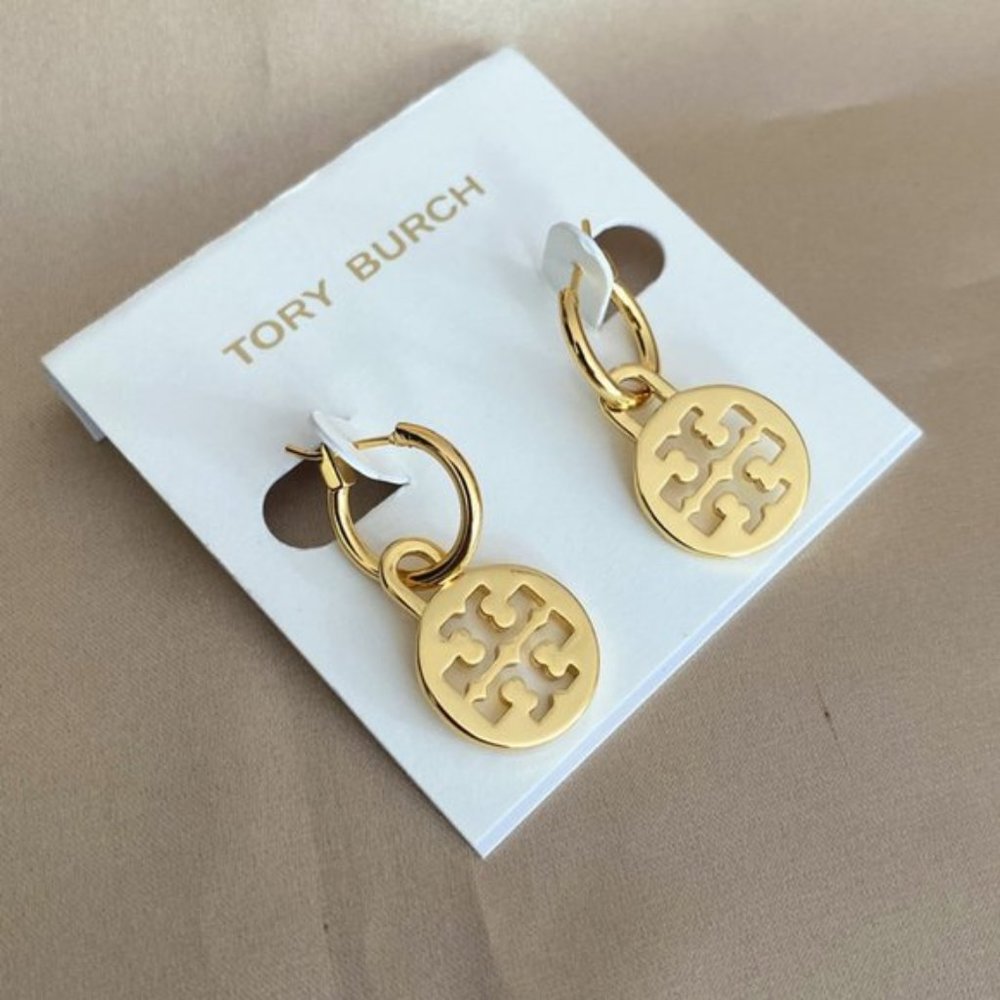 Tory Burch Round Detachable Earrings